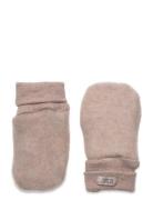 Huttelihut Mittens Wool Fleece 2-Layer Beige