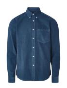 Lexington Clothing Casual Cord B.d Shirt Blå