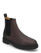 Selected Homme Slhtim Leather Chelsea Boot Brun