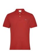 GANT Reg Shield Ss Pique Polo Röd