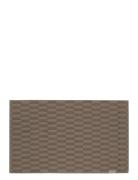 Mette Ditmer Geo Bath Mat Brun