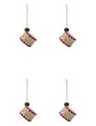 House Doctor Ornaments, Hdtambur, Red/Gold Röd