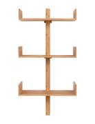 House Nordic Mivi - Wall Shelf, Bamboo, Natural 50X102 Cm