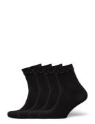 Lindex Sock 4 P Dots Cuff Svart