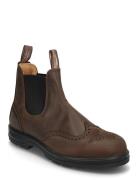 Blundst Bl 2444 Elastic Sided Brogue Boot Brun