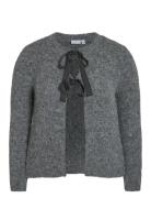 Vila Vibows L/S Knit Cardigan/Ln Grå