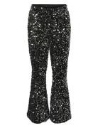 Vero Moda Girl Vmbella Sequins Hw Flared Pant Jrs Girl Svart