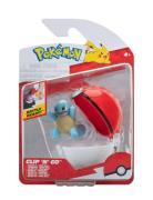 Pokemon Pokemon Clip N Go Squirtle With Poke Ball Multi/patterned