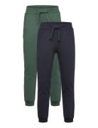 Minymo Pants Sweat 2-Pack Grön