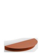 MOEBE Half Moon Shelf, Terracotta, Small Orange