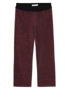 Name It Nkfrunic Sequin Wide Pant Burgundy