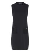 Ivo Nikkolo Viscose-Blend Knitted Dress, Doxina Svart