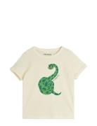 Mini Rodini Snake Sp Ss Tee Kräm