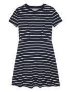 Tommy Hilfiger Mini Corp Dress Ss Marinblå