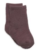 Name It Nbfwaksi Wool Terry Sock Xxiii Lila