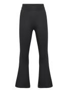 Lindex Trousers Flare Brushed Inside Svart