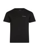 Calvin Klein Chest Inst.logo Ss T-Shirt Svart