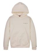 Tommy Hilfiger U Mini Corp Logo Hoodie Kräm