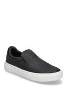 Calvin Klein Cupsole Slip On - Woven Lth Svart