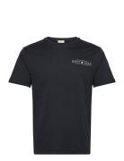 GANT Printed Graphic Ss T-Shirt Svart