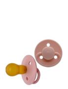 Mininor Round Pacifier Latex Rosa