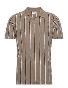 Lindbergh Stretch Polo Shirt S/S Beige