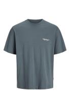 Jack & J S Jorislington Type Tee Ss Crew Neck Sn Blå