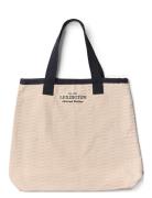 Lexington Clothing Wave Jaquard Shopper Kräm