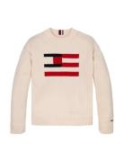 Tommy Hilfiger Flag Sweater Kräm