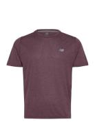 New Balance Athletics T-Shirt Burgundy