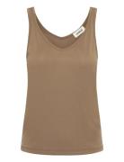 Soaked In Luxury Slcolumbine Tank Top Brun