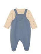 Fixoni Set W. Body & Romper Blå