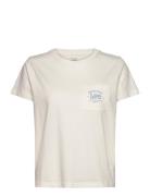 Lee Jeans Logo Pocket Tee Vit