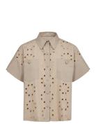 MOS MOSH Mmtazhi Cotny Shirt Beige