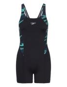 Speedo Womens Hyperboom Splice Legsuit Svart