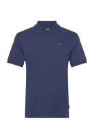 Scotch & Soda Seasonal Core - Cotton Pique Regular Fit Polo Marinblå