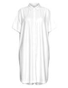 Selected Femme Slfblair 2/4 Short Shirt Dress Noos Vit