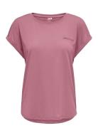 Only Play Onpfrei Logo Loose Ss Tee Rosa