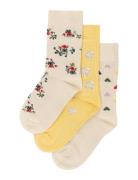 Minipop Minipop® Season Bamboo Socks 3 Pcs Kräm