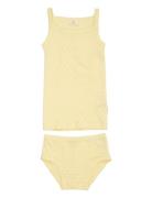 Copenhagen Colors Pointelle Heart Underwear Set Gul