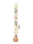 Cam Cam Copenhagen Embroidered Pacifier Holder - Gots Kräm