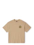 Brixton Drayton Hw Relaxed Tee Beige