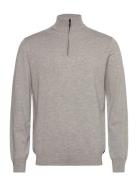 French Connection Half Zip Knit Grå