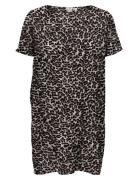 ONLY Carmakoma Carlux Life Ss Tunic Dress Wvn Noos Brun