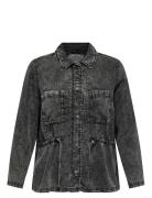 ONLY Carmakoma Carkenya Life Acid Wash Jacket Otw Svart