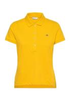 GANT Slim Sheild Cap Sleeve Pique Polo Gul