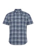 Lee Jeans Ss Western Shirt Blå