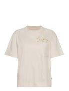 Lee Jeans Embroidery Pocket Tee Kräm