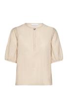 Coster Copenhagen Shirt With Pipings Beige