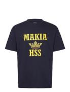 Makia Andö T-Shirt Marinblå